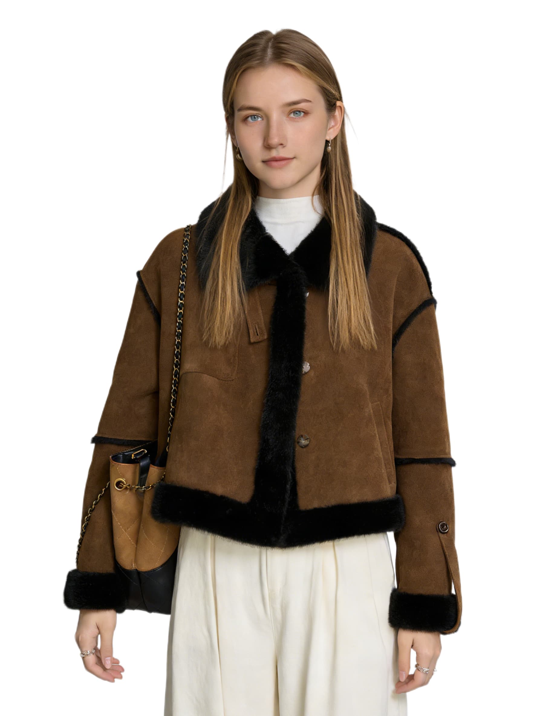 Suede Short Reversible